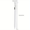 5 Nibs/Universal Capacitive Pen With Digital Tube Display Suitable For Smartphones, Touch Screen, Tablet, And Handwriting Pen