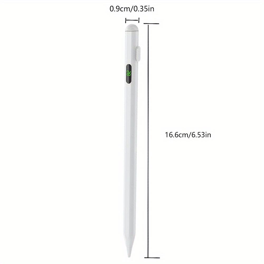 

5 наконечників/універсальна ємнісна ручка з цифровим трубчастим дисплеєм, підходить для смартфонів, сенсорних екранів, планшетів і рукописного пера