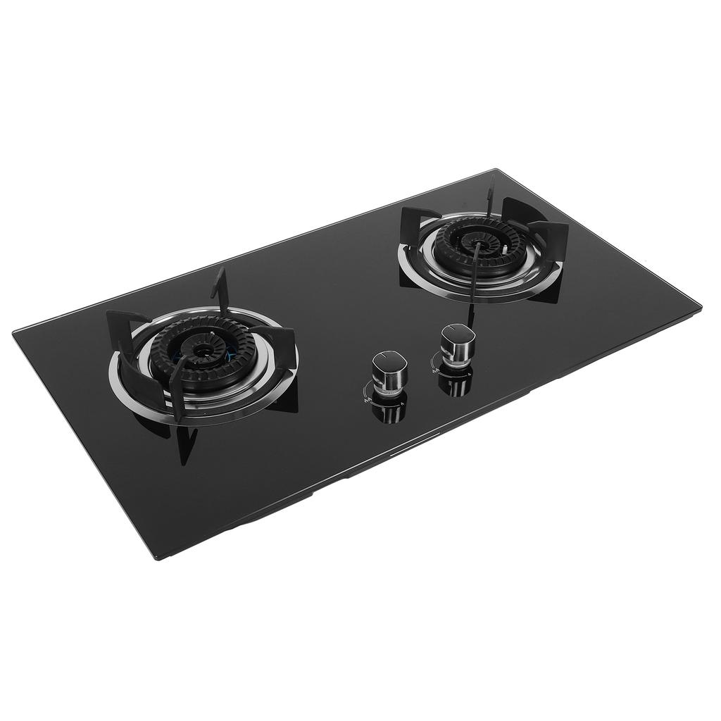 Household 2 Burners Liquefied Gas Stove Cooker Kitchen Cooking Accessory Appliance Cookware