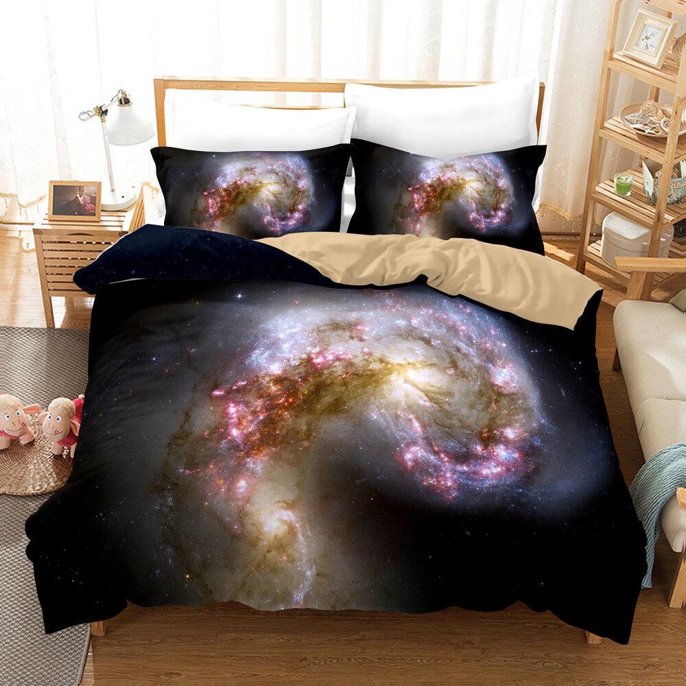 Space Planet E-Commerce Three-Piece American 3D Digital Printing Kit