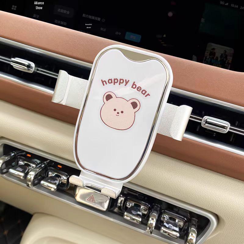 Personalized Cartoon Suction Cup Car Phone Holder for Dashboard