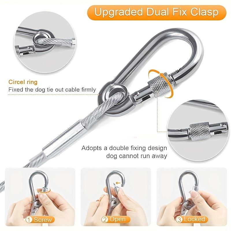 Stainless Steel Clothesline Portable Ideal for Indoor/Outdoor Laundry, Camping Accessories, Bathroom and Dormitory, Clotheslines