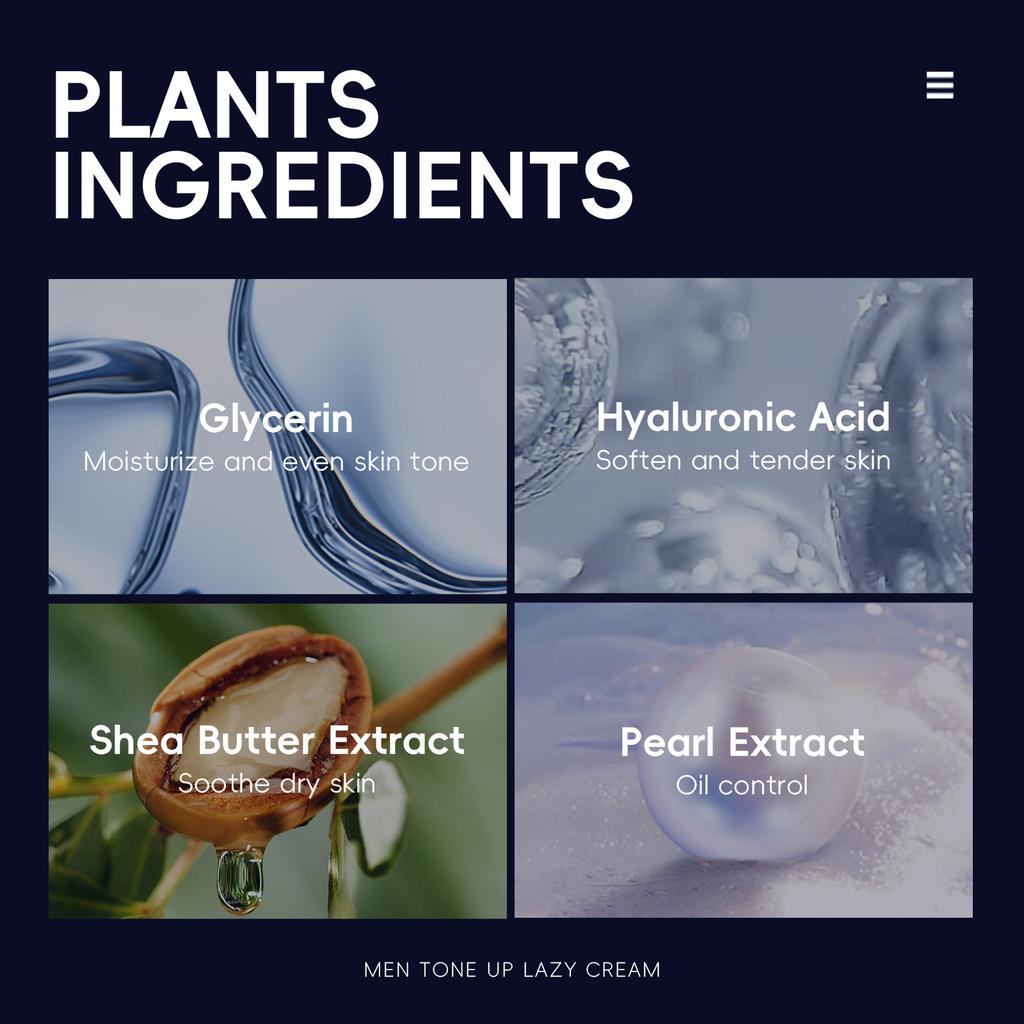 LAIKOU Verbessert sofort die Haut mit der Men's Laziness Cream/Natural Men's Moisturizing Cream (50 g)