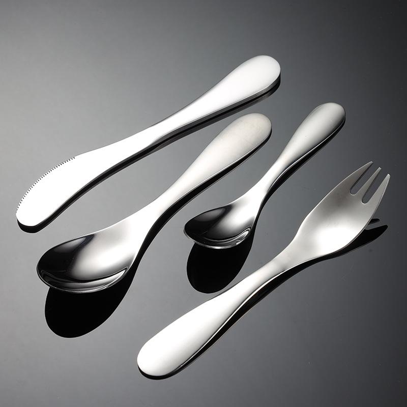 Dětské nože, vidličky a lžíce z nerezové oceli 304 West Tableware Obchod pro matky a kojence Dárky Stolní nádobí Pooh