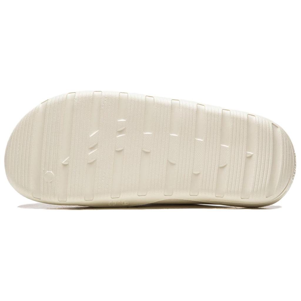 Li Ning Badminton Collection Slide Slippers Unisex Ecru AYCV001-1