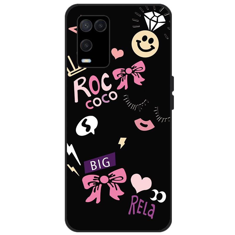 For OPPO A54 Case Back Phone Cover For OPPO A54 5G 4G Case CPH2239 CPH2195 OPPOA54 A 54 Bumper Silicon Soft Coque black tpu case