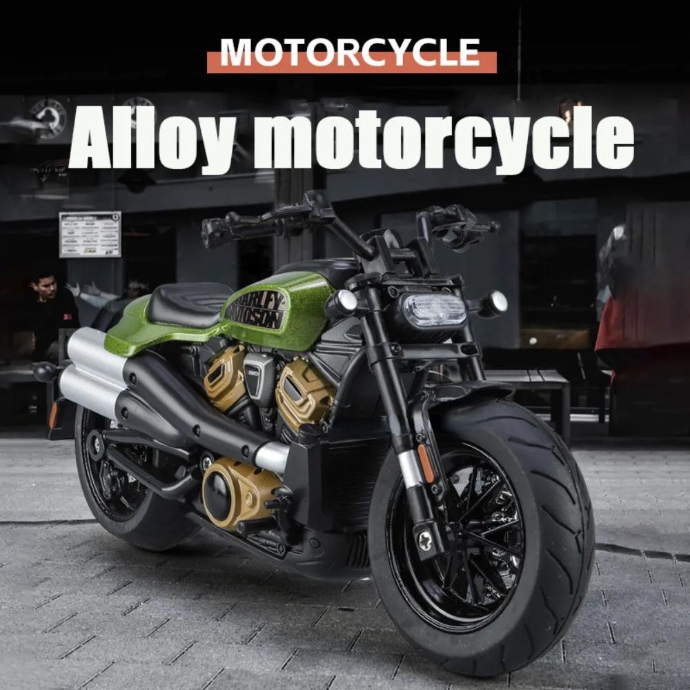 1:12 Scale Warhawk Motorcycle Alloy Toy High Simulation Diecasts Models Static Decoration Motorcycle Toys for Boy Birthday Gifts