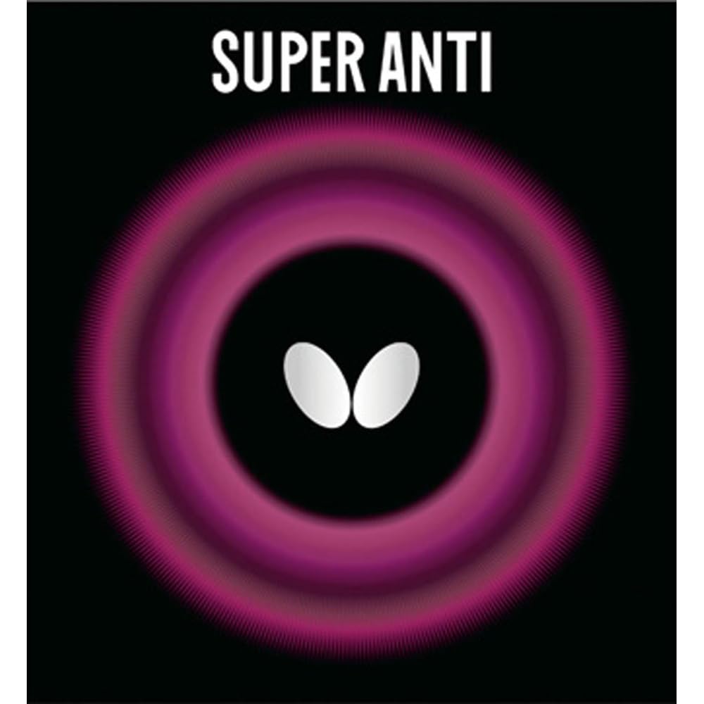 Butterfly Super Anti Table Tennis Rubber 05030 Black Thin 1.5mm