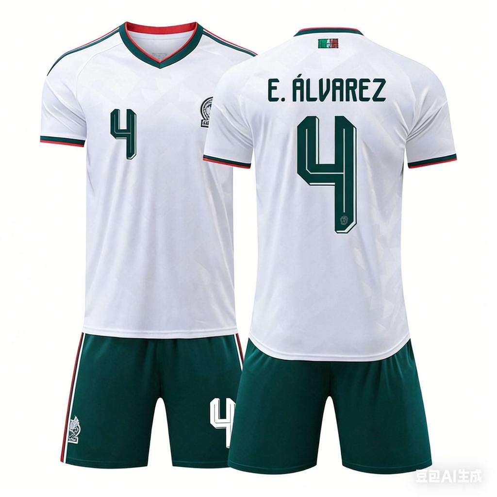 2026 World Cup Mexico Away Jersey No. 9 Raul National Team Jersey Short-sleeved Football Jersey Custom Cross-border