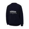 Adidas Crew Neck Pullover Fleece Long Sleeve Sweatshirt Men Sweatshirt Navy-Blue JX9403