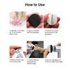 Electric Foot Callus Remover, Cordless Foot File with 3 Speeds, 80 120 Grit Sanding Discs, Nail Polishing Attachments,
