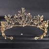 Baroque Birthday Crown Hair Accessory High End Travel Photography Crown Headwear Halloween Bun Hair Band Accessory