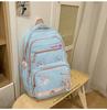 School bag new cute junior high school student school bag high value ins wind light large capacity backpack casual versatile backpack