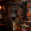 Rural Retro Wall-mounted Cast Iron Doorbell Dinner Bell Outdoor Courtyard Bar Wall Decoration