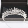 Silver Color Crown and Tiara Hair Accessories for Women Wedding Accessories Crown for Bridal Crystal Rhinestone Diadema Tiara