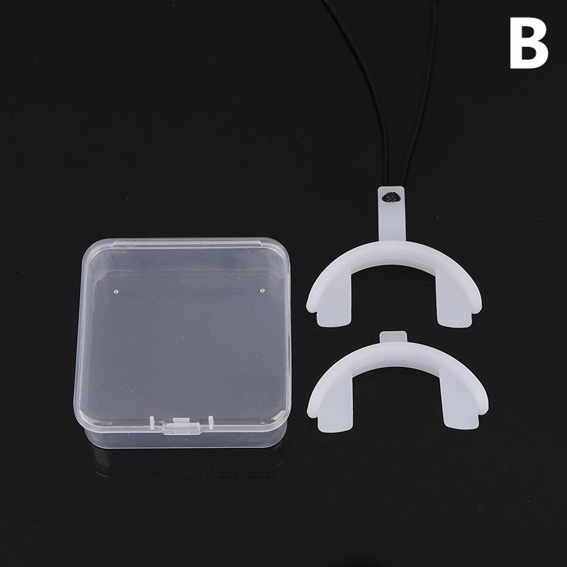 

2 шт. Защита для рта от храпа и бруксизма для ночного сна, мундштук, устройство от храпа, средство для уменьшения храпа, помощь при храпе, решение при апноэ во сне белый