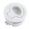 Plastic Flush Pull Hatch Latch Slam Latch for RV Marine Boat RV White