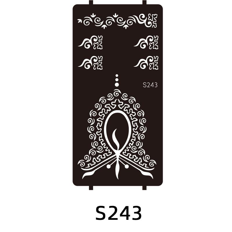 Indian Hannah Tattoo Template Tattoo Hand Drawn Template Juice Tattoo Sticker Painted Hennatattoo