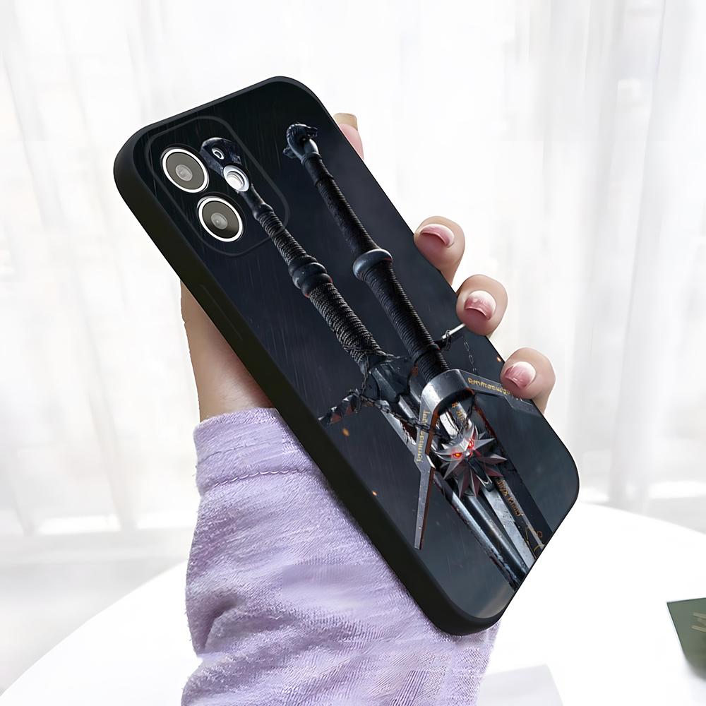 

The W-Witcher Phone Case For IPhone 17 Pro Max 15 Pro 16 14 Plus 12 13 Mini 11 Pro Shockproof Soft Cover iPhone15 ProMax