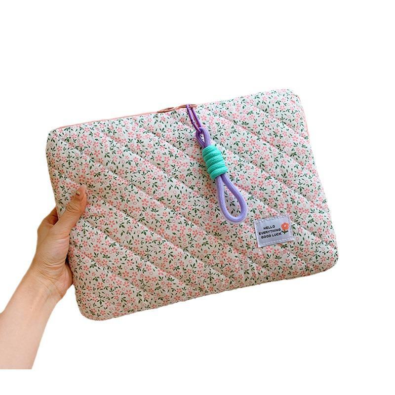 New Style Ladies Laptop and iPad Bag - 11/13/15 Inch, Fresh Floral Design