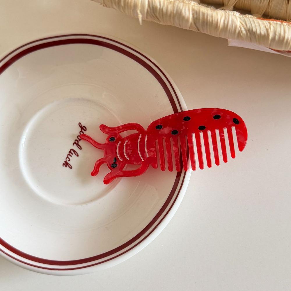 Acetic Acid Cartoon Makeup Comb Fruit Hairdressing Combs Animal Acetate Comb Women Style 3