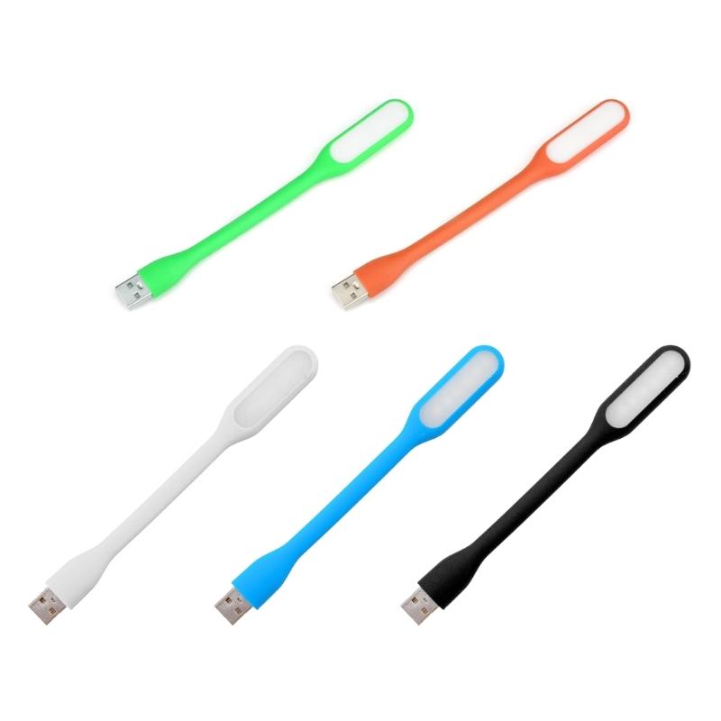 2 PCS Portable LED Keyboard Lights Flexible USB LED Light Eye-Protection Reading Lamp for Power Bank PC Notebook Laptop
