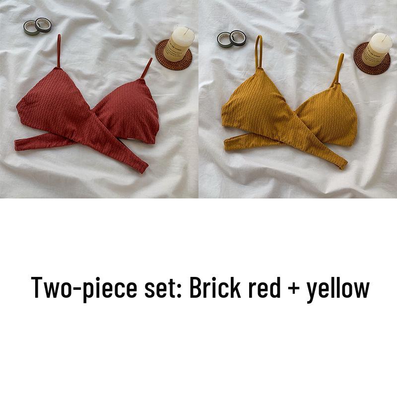 Cross-Back Spaghetti Strap Tube Top with Chest Pads - Sexy Strapless Hollow-Out Base Layer for Women