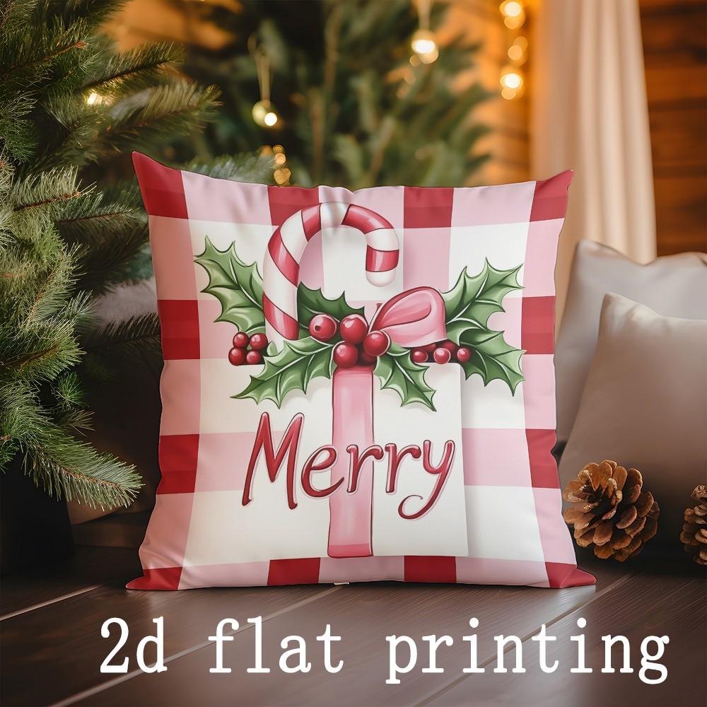 

Домашний Декор Рождественские Декоративные Наволочки с Рисунком Чехол для Подушки Подходит для Дивана Спальни Автомобиля Наволочка 16x16Inch