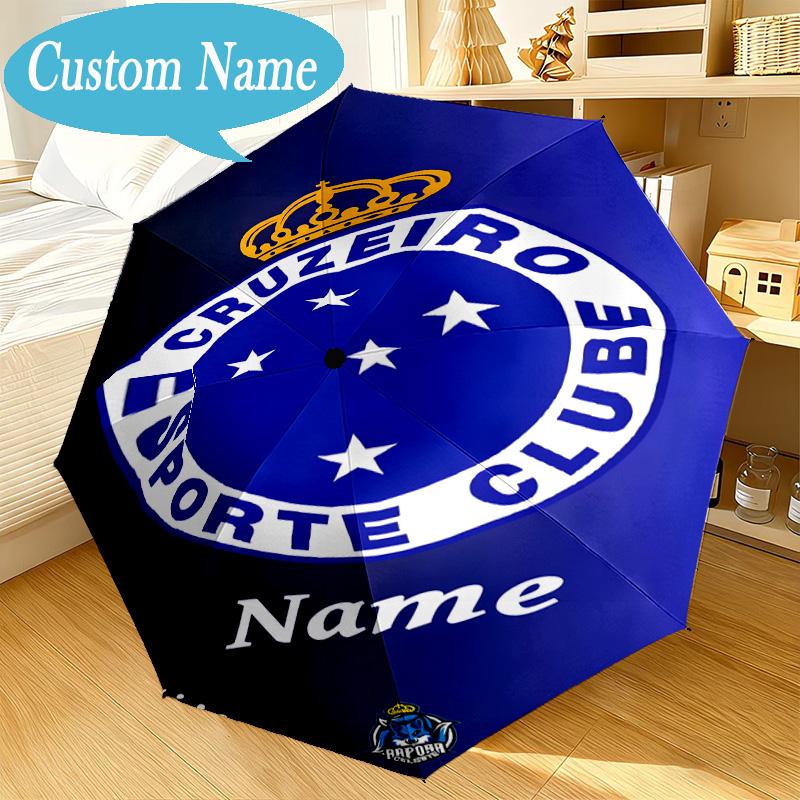 Custom Name Umbrella Cruzeiro Power Umbrella 8-Frame for Travel, Camping, Casual Lightweight Portable, Essential for Family Gifts