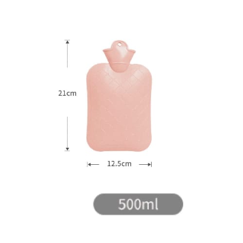 Cute Covered Hot Water Bottle, 500ml Capacity, Eco-Friendly, No Electricity Required, Soft, Warm, Perfect for Cold Weather, Keeps Feet Warm, Perfect F