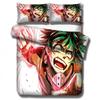 Nuovo Set Biancheria da Letto My Hero Academia Copripiumini Federe Cartone Animato Anime Piumone Set Biancheria da Letto Biancheria da Letto (NESSUN Foglio) Attrezzo