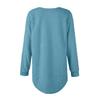 Women's Fashion Loose-Fit Round Neck Long-Sleeve Sweater Casual Solid Color Top