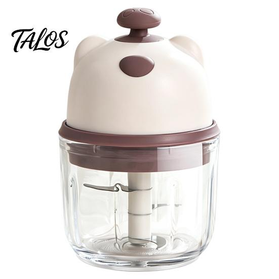 Wireless Kitchen Tool Electric Garlic Masher, Portable Food Chopper with Stainless Steel Blades, Rechargeable Mini Vegetable Crusher for Cooking