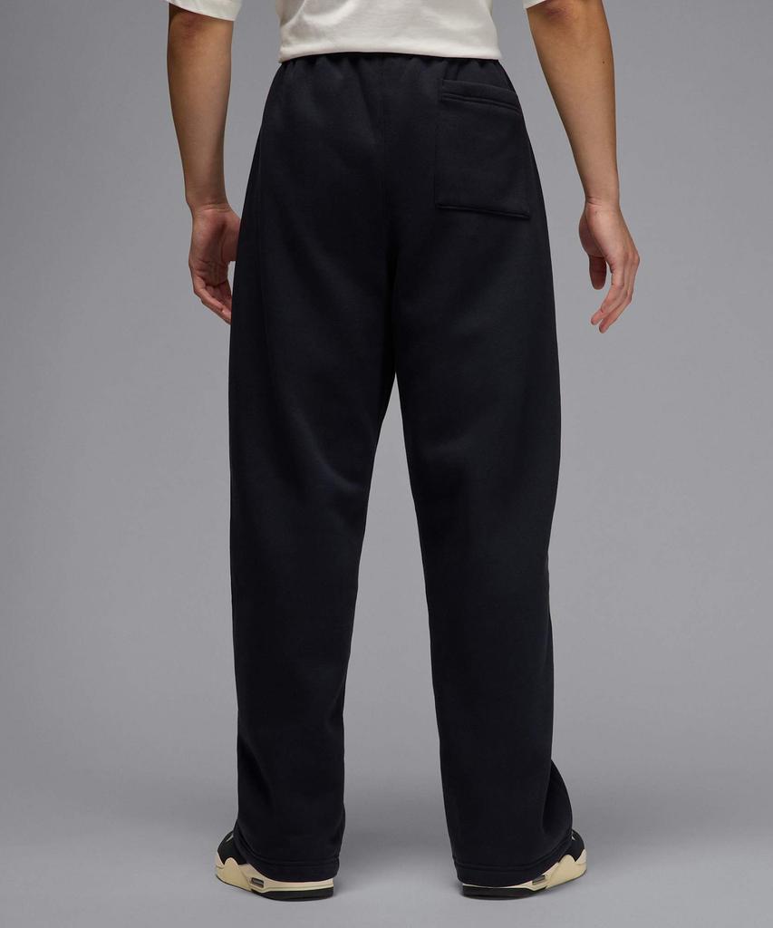 Nike Jordan Brooklyn Fleece Oversized Open Hem Pants M - Black:Sale / Ib7238-010