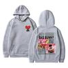 Sudadera con Capucha del Álbum Musical Un Ti de Bad Bunny Retro Unisex Sudadera Ropa de Calle de Rapero Múltiples Colores Tallas