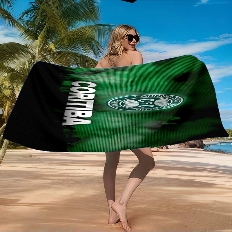 Coritiba Football Club Return Beach Towel Microfiber Beach Towel, Lightweight and Quick-Dry, for Summer Travel, Swimming Pool Fan Birthday Gift