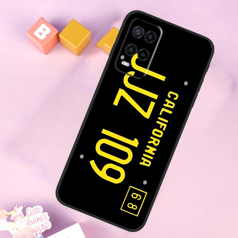 Supernatural License Plate For OPPO A54S A57S A53S A58 A78 A98 A16 A76 A96 A54 A74 A94 A17 A77 A5 A9 A15 A52 A72 Case