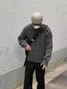 Men's Gray Retro Button-Up Woolen Knit Sweater: Trendy, Niche Heavyweight Coat Design