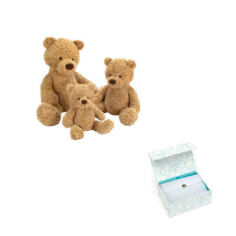 JELLYCAT Bear Series Animal Cute Silly Bear Teddy Pacifier Doll Plush Doll 38cm/50cm/58cm High