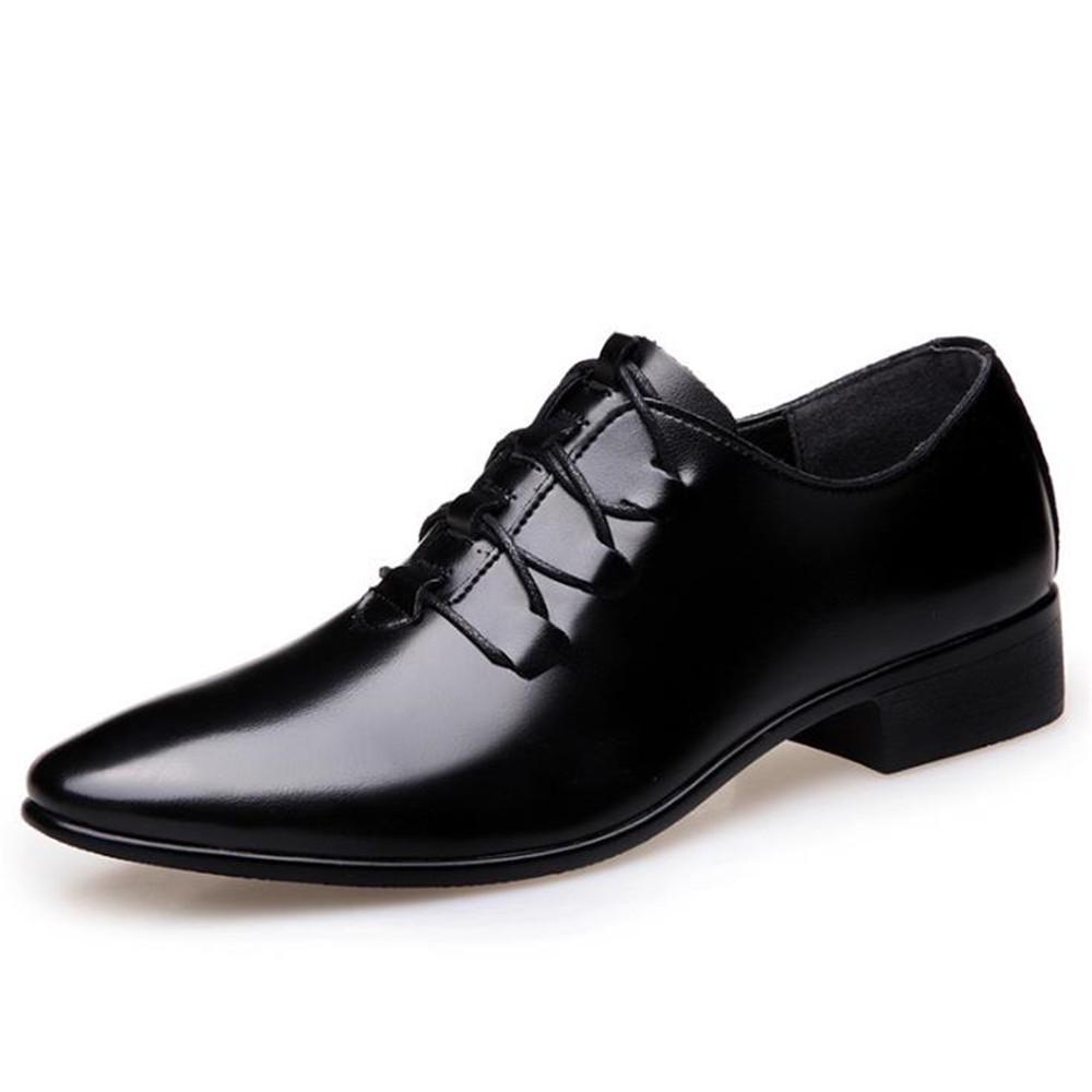 Details about Men Pointed Toe Derby Casual Leather Shoes Business Formal Dress Wedding Oxfords Details about Men Pointed Toe Derby Casual Leather Shoes Business Formal Dress Wedding Oxfords