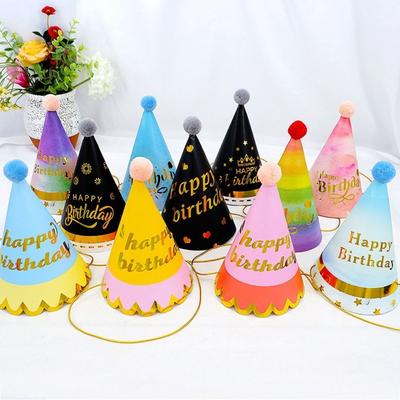 Festa Casa Forniture Festa di Compleanno Cappelli di Compleanno Felice Compleanno Festa Oggetti di Scena per Foto Carta Corona di Compleanno Cappello