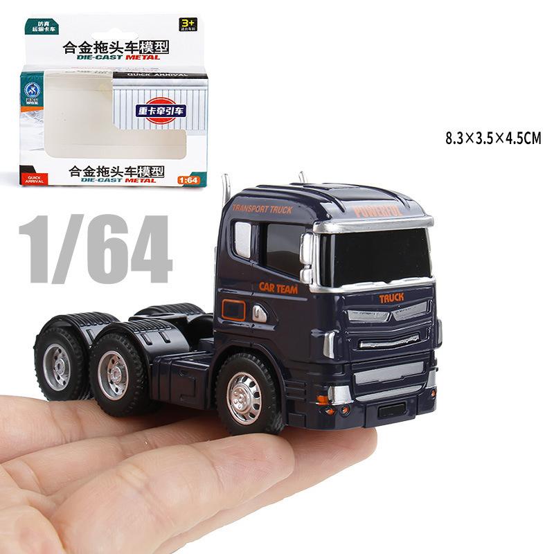 1:64 Scania Container Truck American Container Truck Alloy Diecast Model Car Mini GT Vehicle Toy Models Miniature Cars Birthday