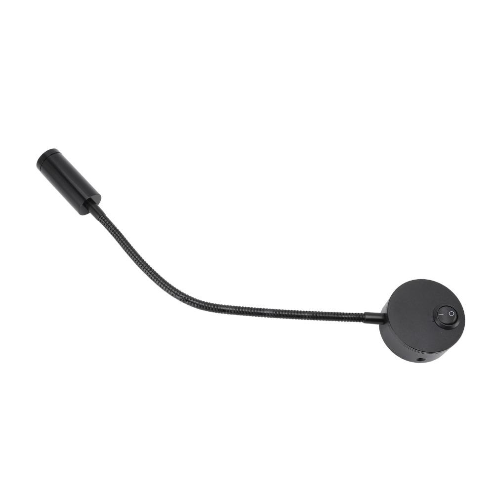 Gooseneck Reading Light Wall Mounted Wall Lamp Easy Installation LED Wall Light Reading