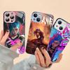 Anime Arcane Jinx-Vi Phone Case Tempered Glass For Iphone 14 13 12 11 Pro Mini XS MAX 14Plus X XS XR Cover
