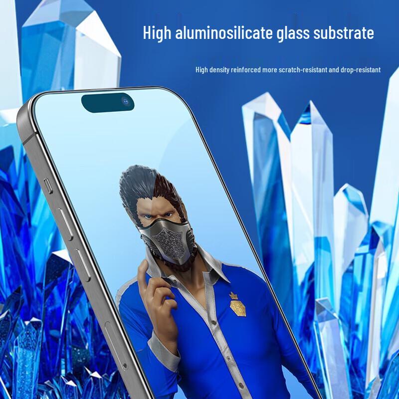 Blue Gorilla iPhone 16 Pro Tempered Glass Screen Protector