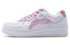 Rising Phoenix Slip Resistant Slip Resistant Low Top Skateboard Shoes Women's White Pink AGCT380-3