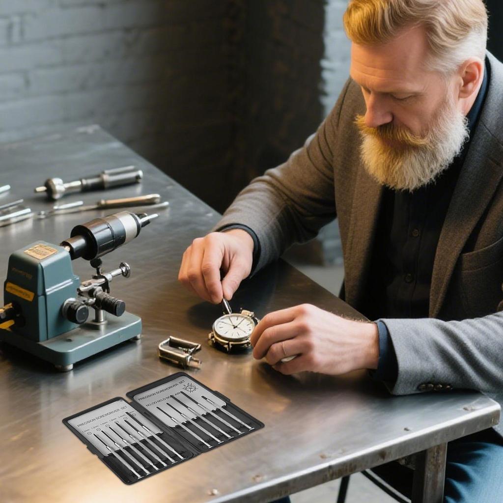 Kleines Schraubendreher-Set 11 Teile Präzisionsschraubendreher für Spielzeug Tägliches Haushaltswerkzeug für Reparatur Elektronische Brille Laptop