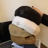 Keep Warm Women Berets Flower Artist Hat Fashion British Painter Caps  Ladies