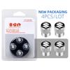 Box 4PCS Car Wheel Tire Valve Air Stem Cap Cover For Suzuki ALTO Samurai Grand Vitara Baleno SX4 Swift Jimny IGNIS Accessories 2GV8D