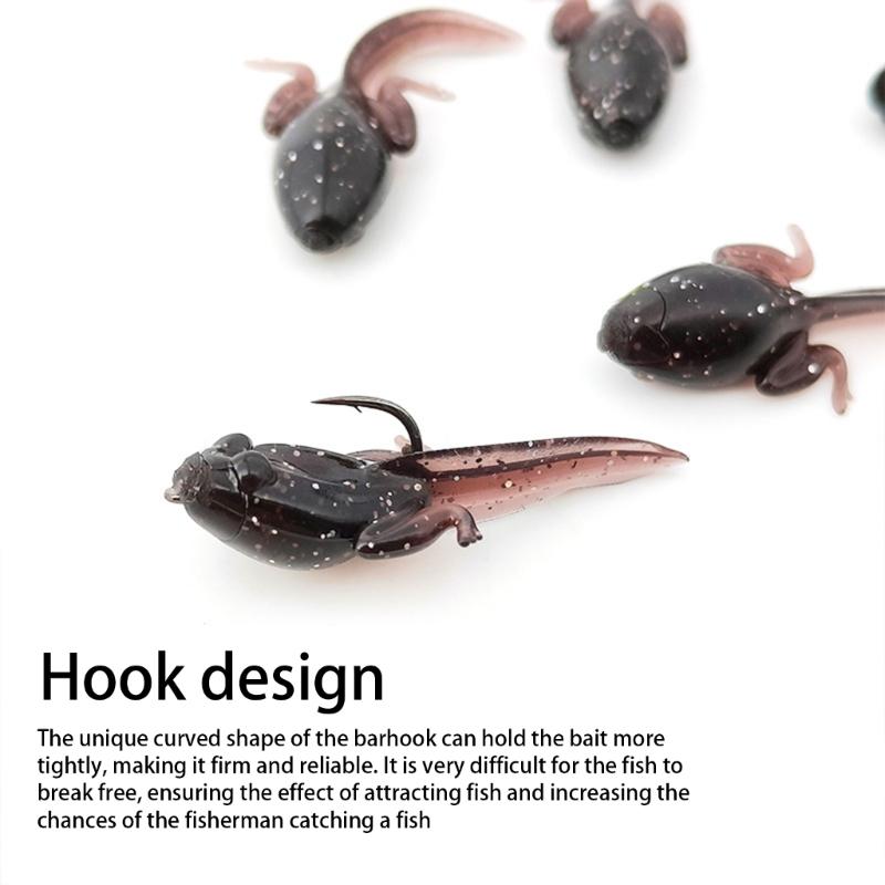 20pcs Soft Fishing Lures Simulation Baits Realistic Artificial Baits with Barbed Hook Tiny Baits Fishing Tackle